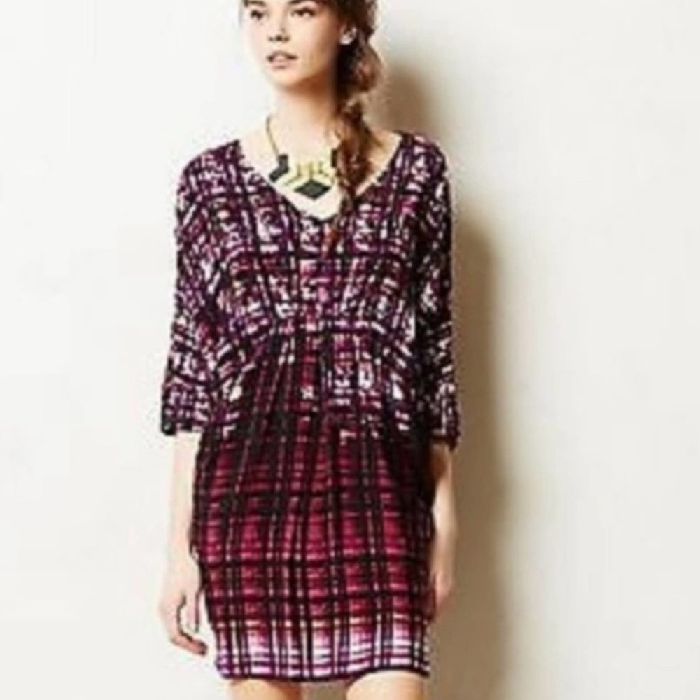 Anthropologie Maeve Tie Dye Dress